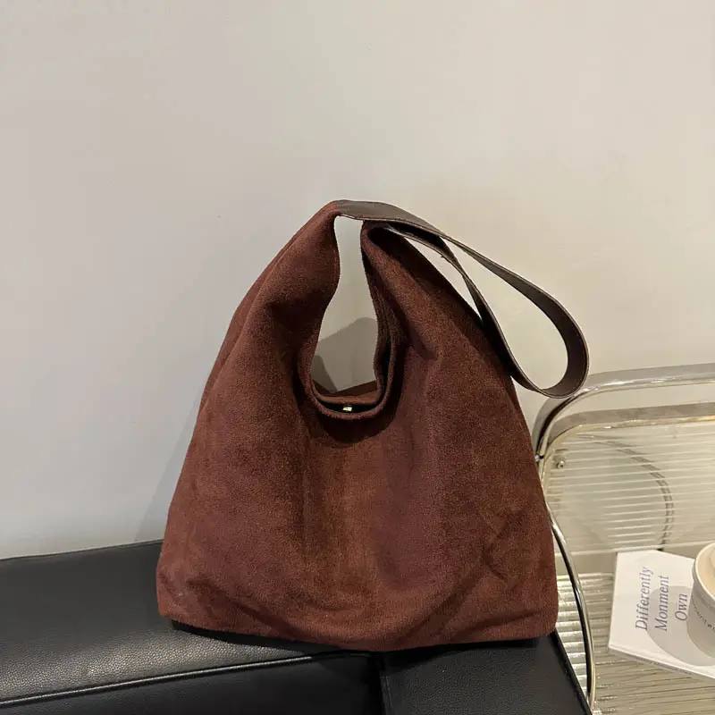 Retro Frosted Large Shoulder Bag Women 2025 - Image 2