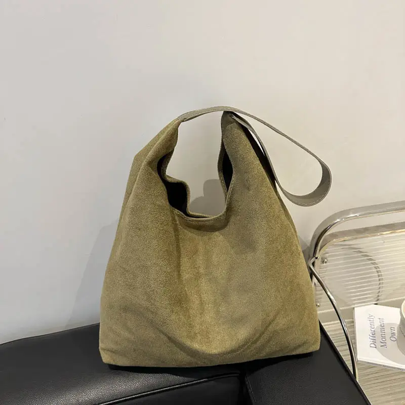 Retro Frosted Large Shoulder Bag Women 2025 - Image 3