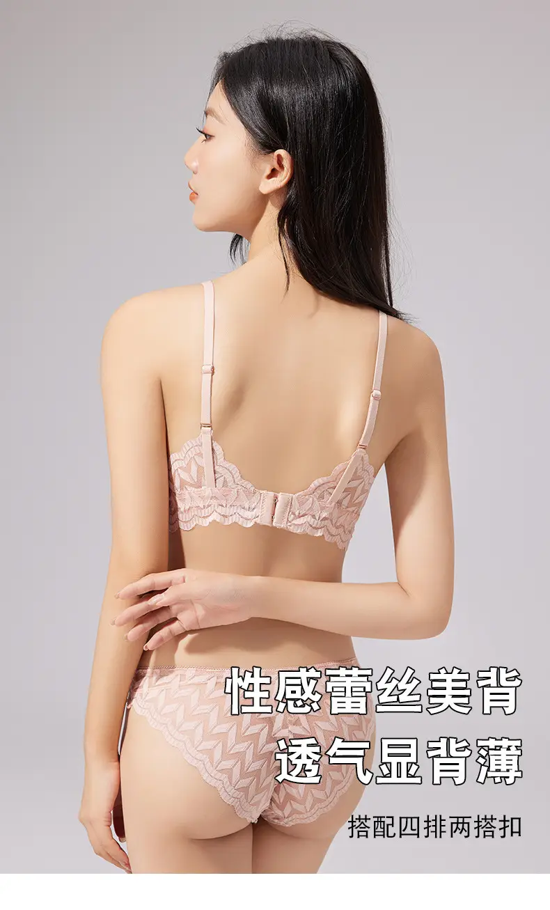 French Style Lace Bra Triangle Cup Anti-Sagging — feature 15