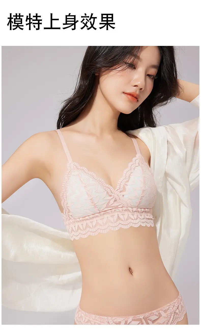 French Style Lace Bra Triangle Cup Anti-Sagging — feature 20