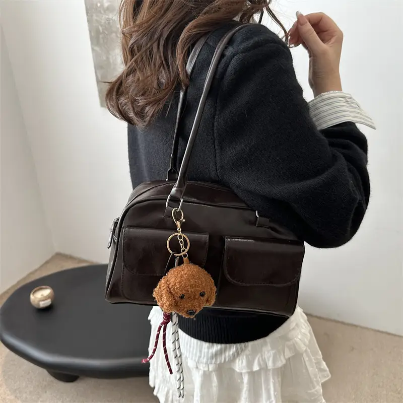 Vintage Black Shoulder Bag for Women 2024 New Trend - Image 6