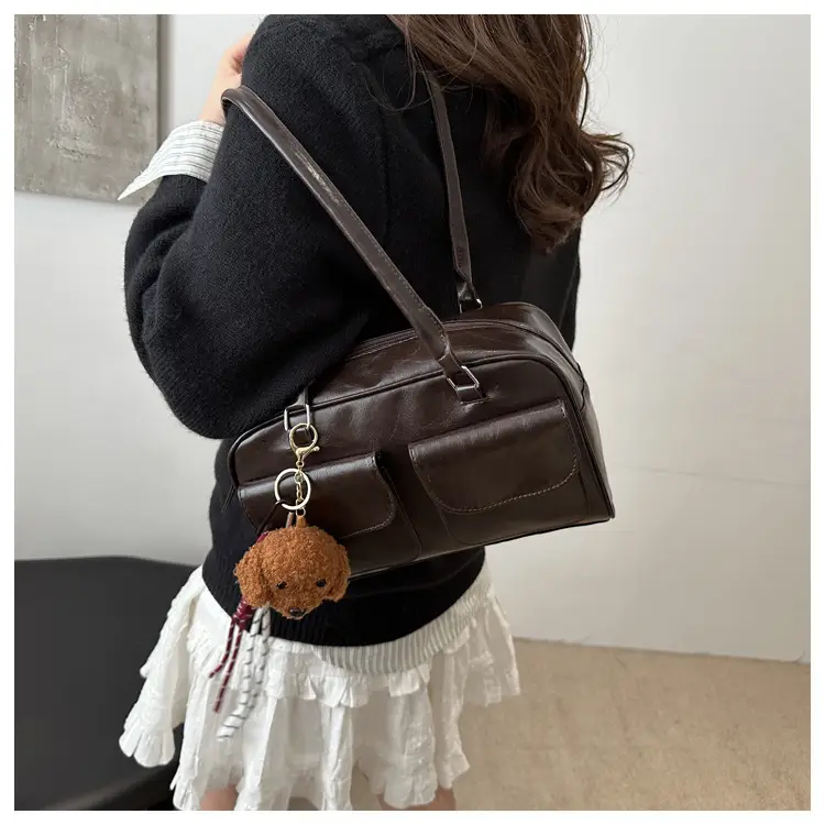Vintage Black Shoulder Bag for Women 2024 New Trend — feature 13