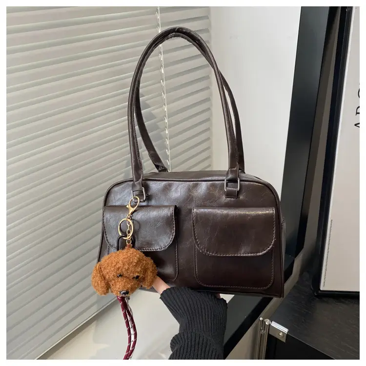 Vintage Black Shoulder Bag for Women 2024 New Trend — feature 22