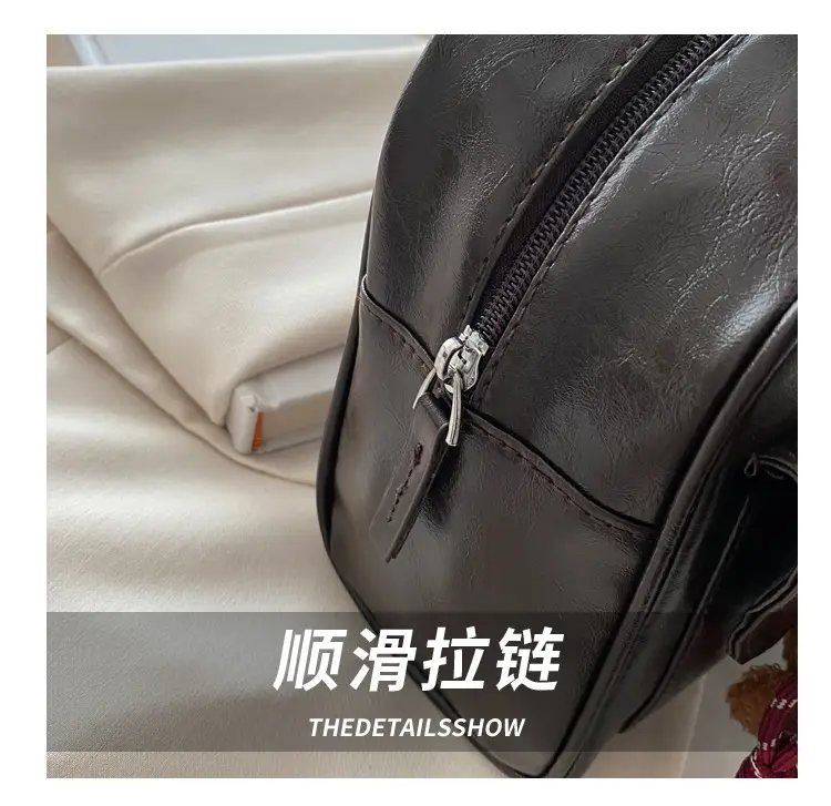 Vintage Black Shoulder Bag for Women 2024 New Trend — feature 5