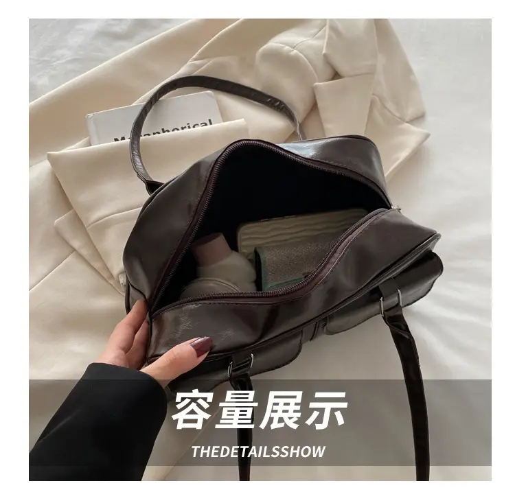 Vintage Black Shoulder Bag for Women 2024 New Trend — feature 6