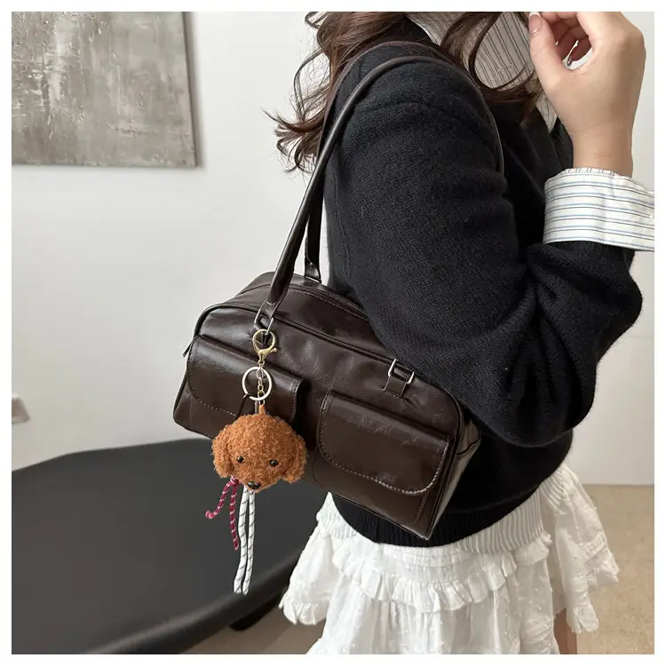 Vintage Black Shoulder Bag for Women 2024 New Trend — feature 8