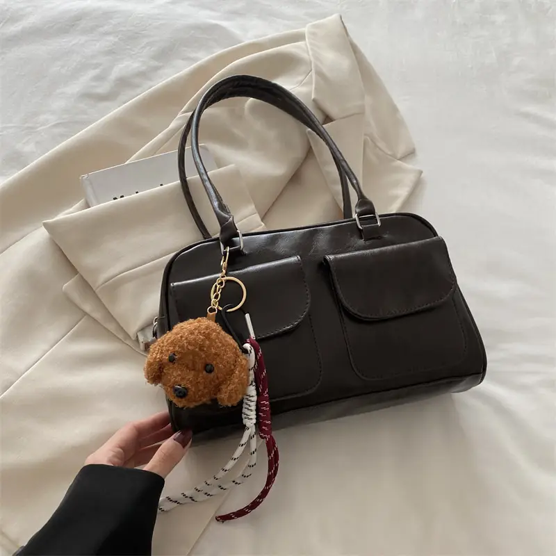 Vintage Black Shoulder Bag for Women 2024 New Trend - Image 2