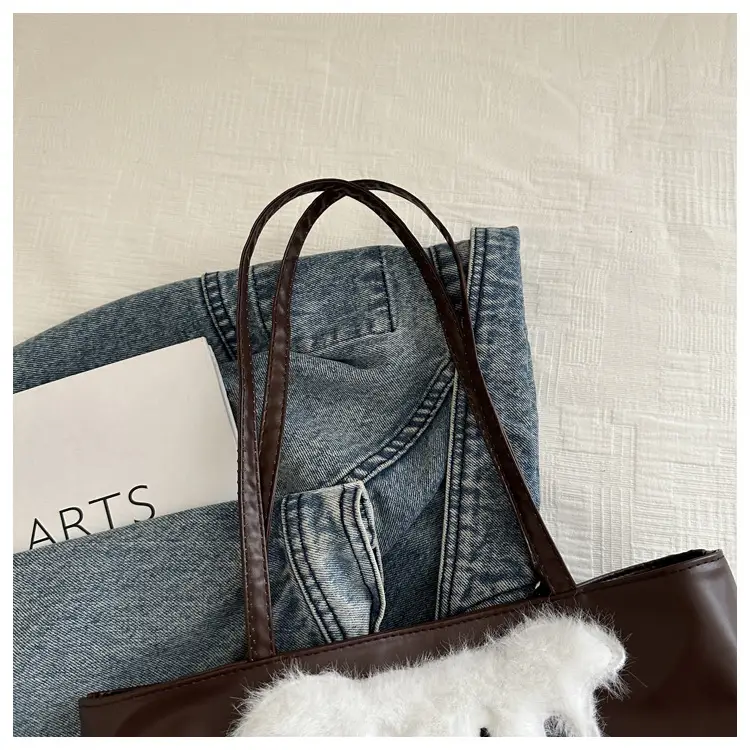 Cute Bear Face Shoulder Bag for Women Cream — feature 18
