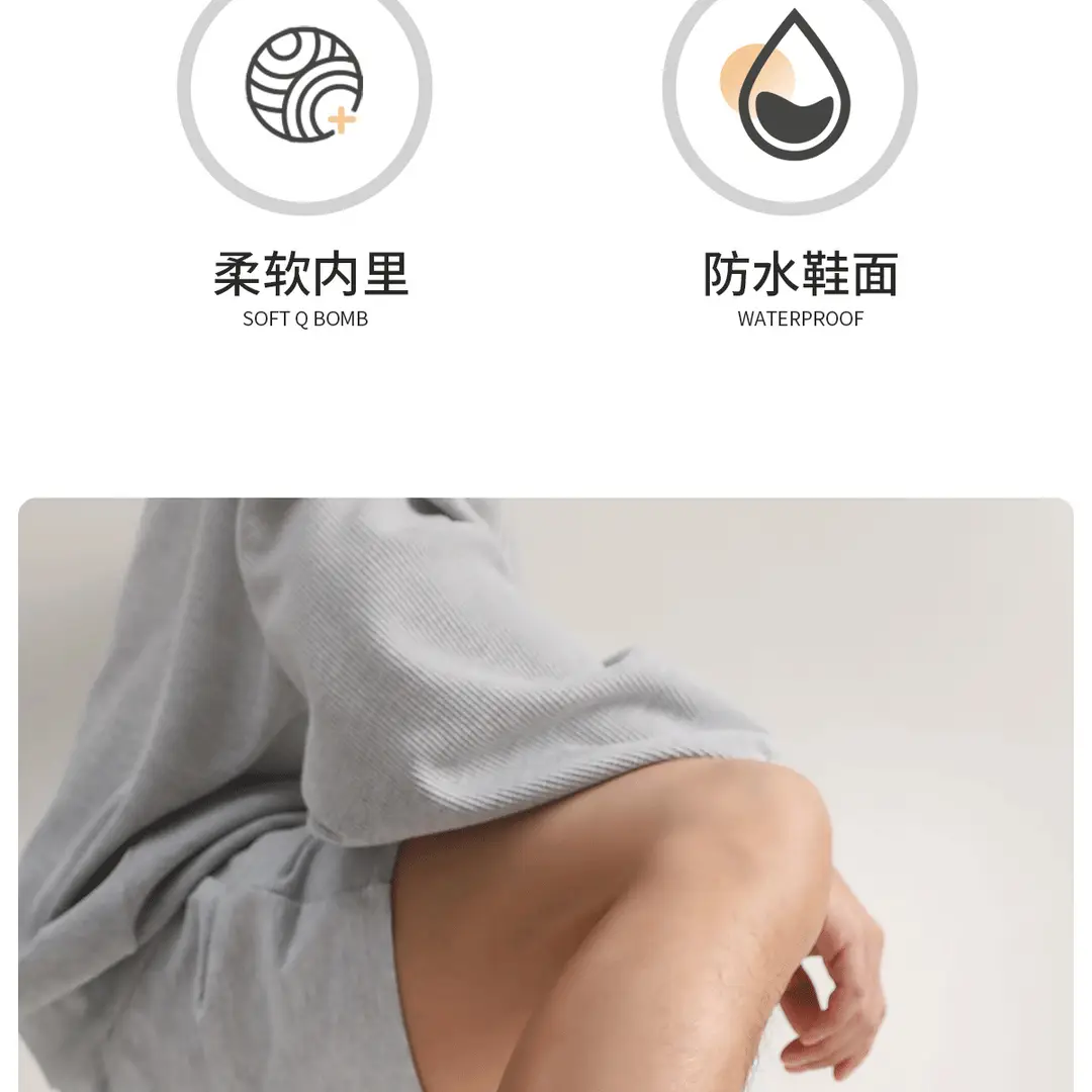 Waterproof Cotton Slippers for Men, Autumn and Winter 2026 New Style, Indoor Home Thick-Soled Non-Slip Cotton Slippers for Women, Suitable for Outdoor Wear — feature 3