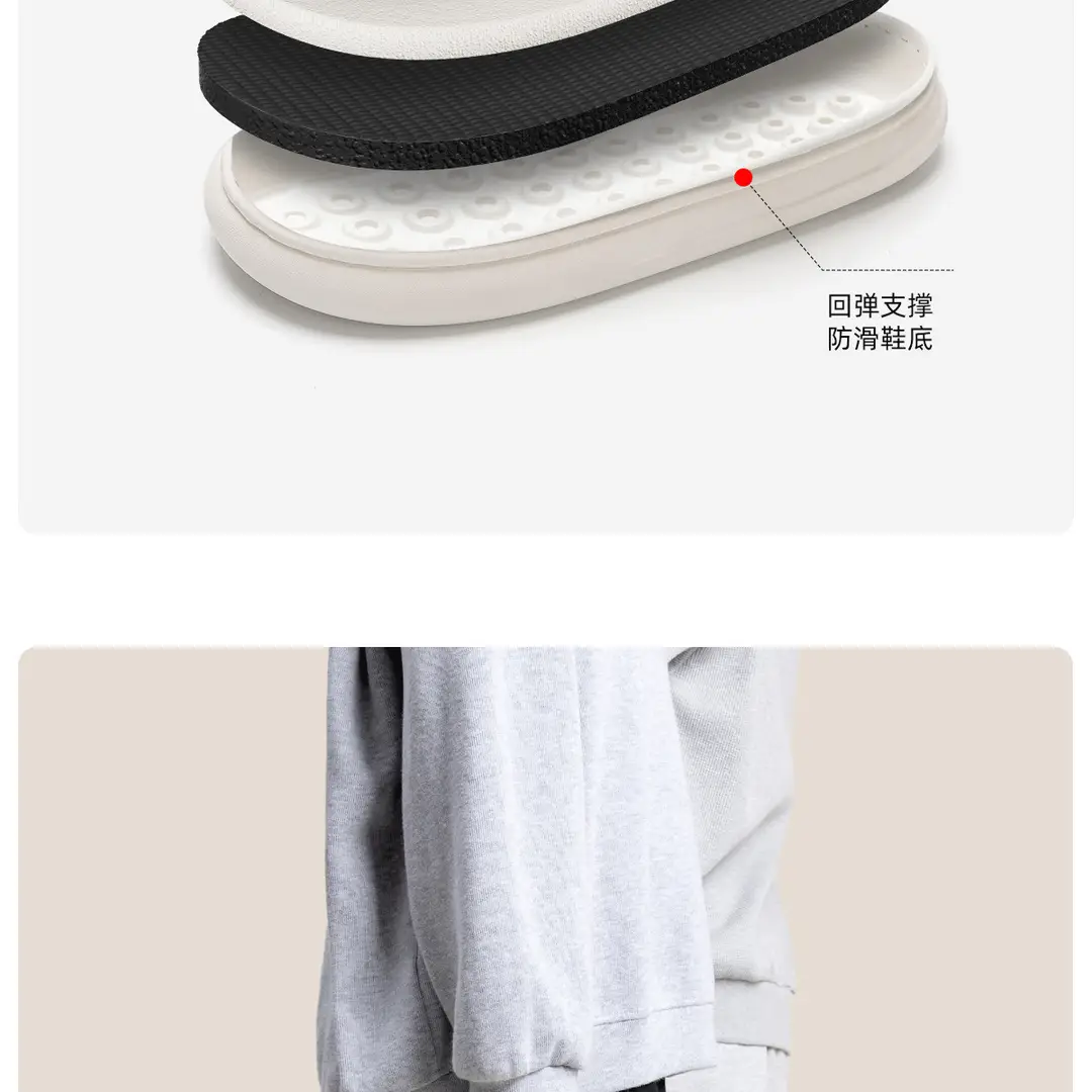 Waterproof Cotton Slippers for Men, Autumn and Winter 2026 New Style, Indoor Home Thick-Soled Non-Slip Cotton Slippers for Women, Suitable for Outdoor Wear — feature 6