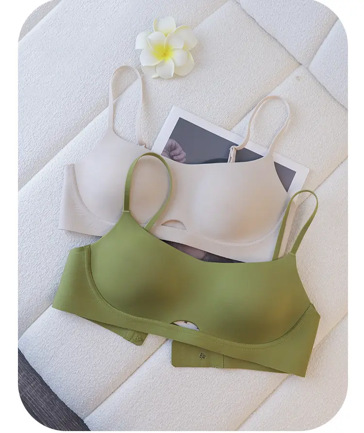 Authentic Small Chest Padded Bra with Fixed Chest Pads, Seamless Sports Bra with Straps, Wireless — feature 27