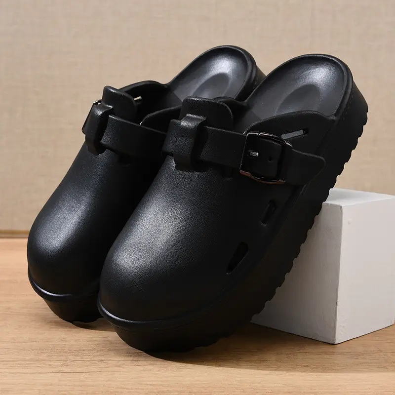 2024 New Thick-soled High-heeled Sandals Outwear Student Shoes Cross-border Slippers Women's Slippers with Baotou and Platform Slippers - Image 6