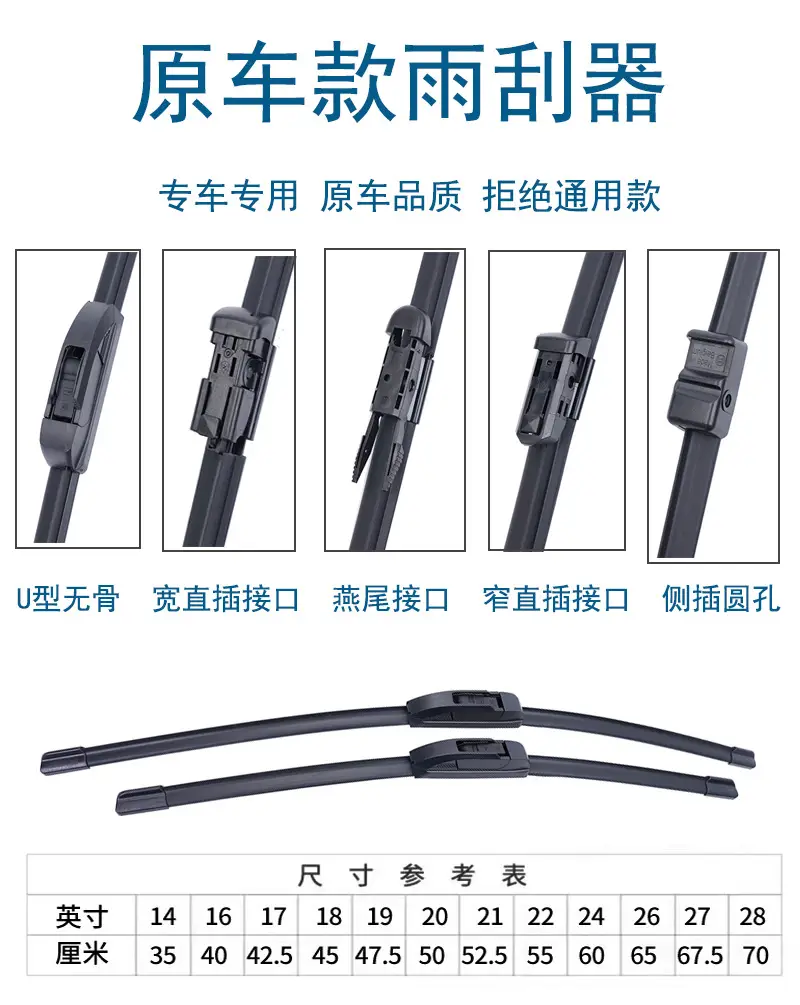 Suitable for Kia K3 Wiper Blade Smart Running k2kx3k4k5kx5 Freddy Lion Running Original Selatu Wiper Strip — feature 4