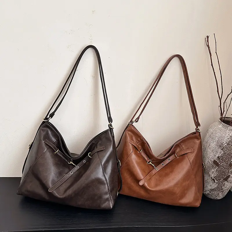 High-End Retro Black Shoulder Bag 2025 Summer - Image 7