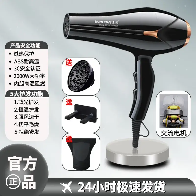 High Wind Hair Dryer with Negative Ion Technology - Image 2