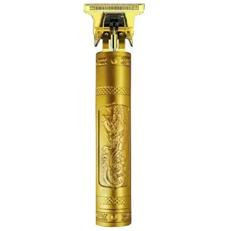 Electric Hair Cutter for Men - Gold Finish, Dual Use, Durable