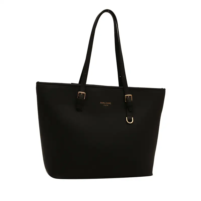 Black Large Capacity Women's Tote Bag - Image 6