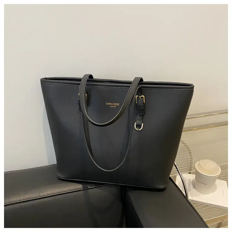 Black Large Capacity Women's Tote Bag — feature 18