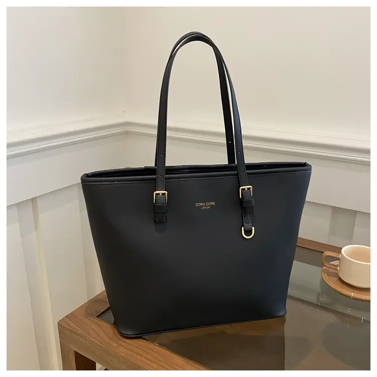 Black Large Capacity Women's Tote Bag — feature 19