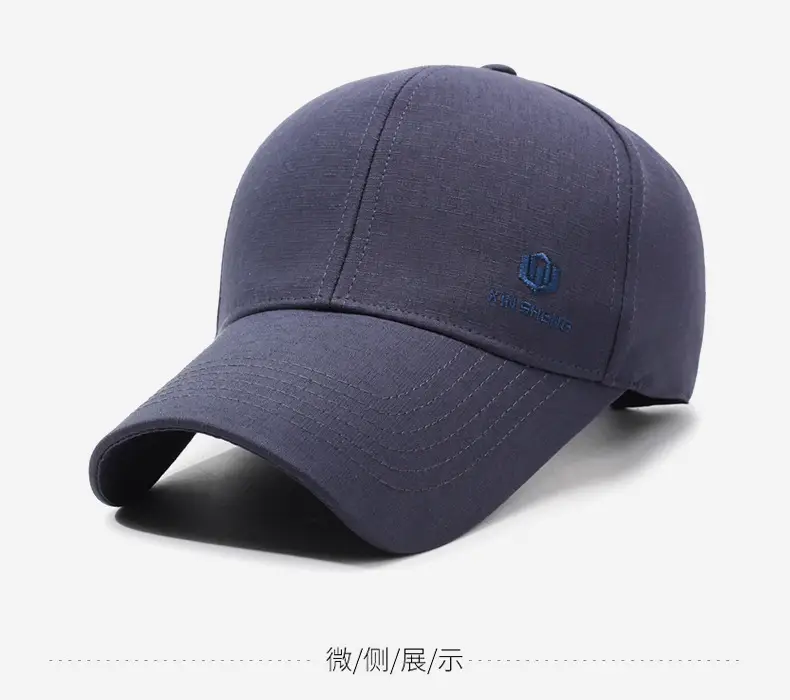 Men Navy Blue Letter Embroidered Baseball Cap — feature 9