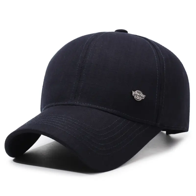 Men Olive Green Baseball Cap with UV Sunshade - Image 4