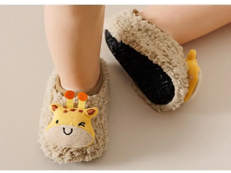 Baby Cartoon Pink Cotton Socks Toddler Non-Slip Floor — feature 10