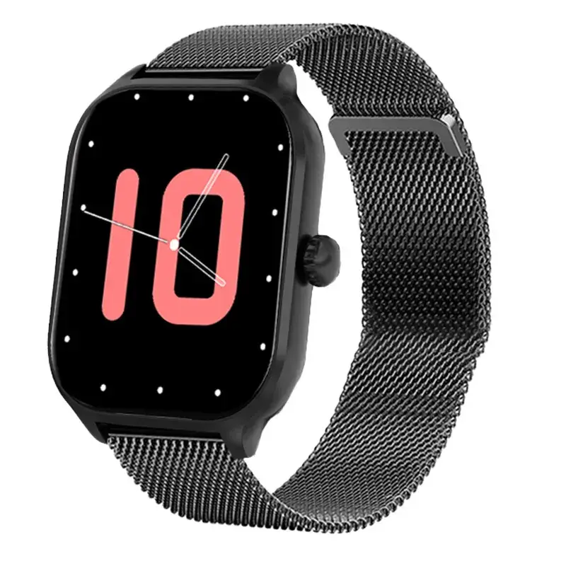 H9 Pro Max Smart Watch Gold & Silver Mesh Band