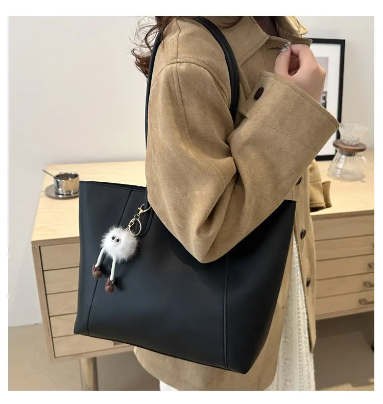 Brown Leather Shoulder Bag for Women Autumn Winter — feature 16