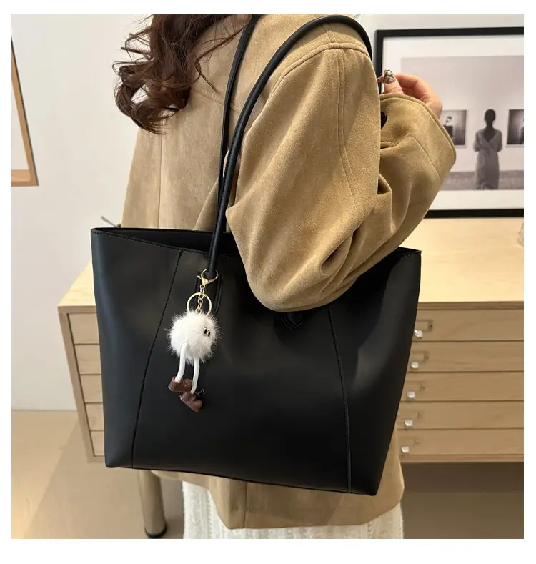 Brown Leather Shoulder Bag for Women Autumn Winter — feature 17