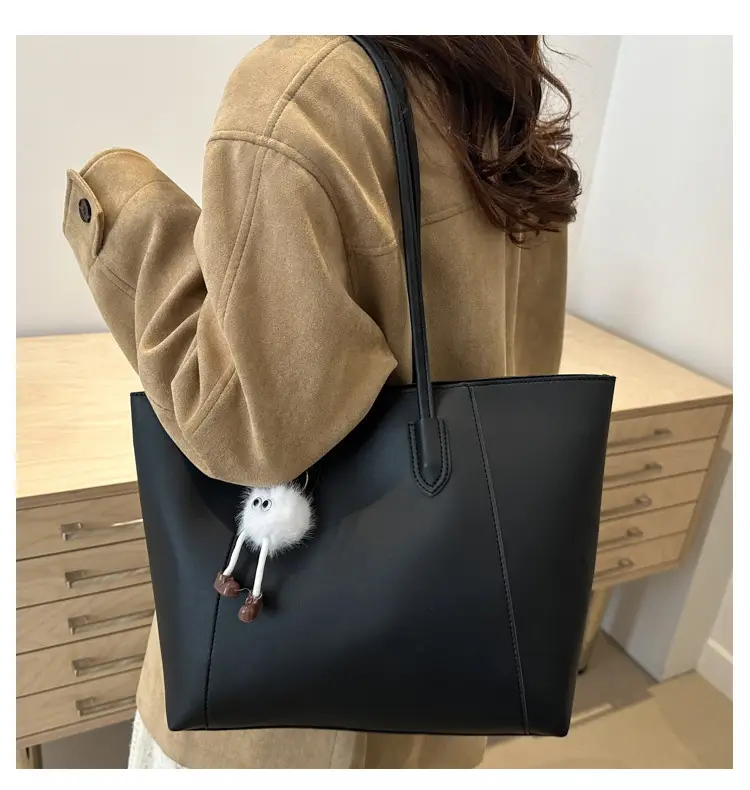 Brown Leather Shoulder Bag for Women Autumn Winter — feature 18