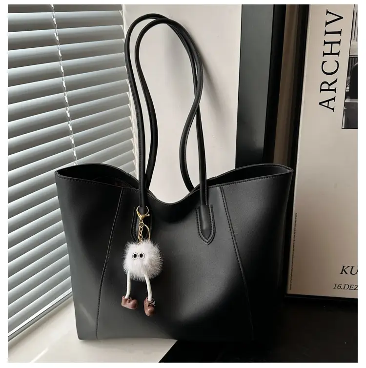 Brown Leather Shoulder Bag for Women Autumn Winter — feature 22