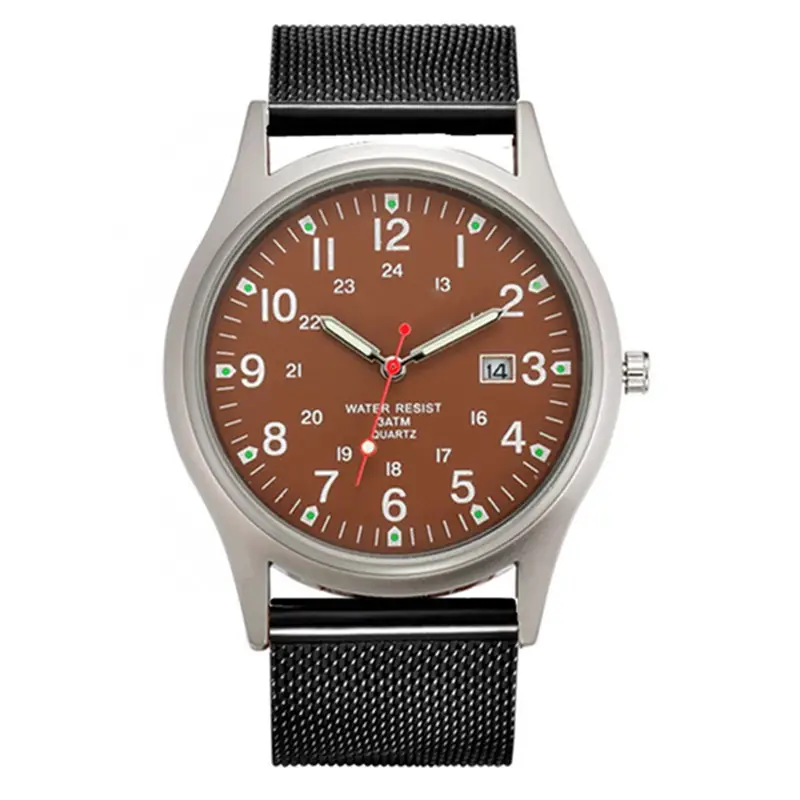 Stainless Steel Watch for Students with Calendar & Quartz - Image 4