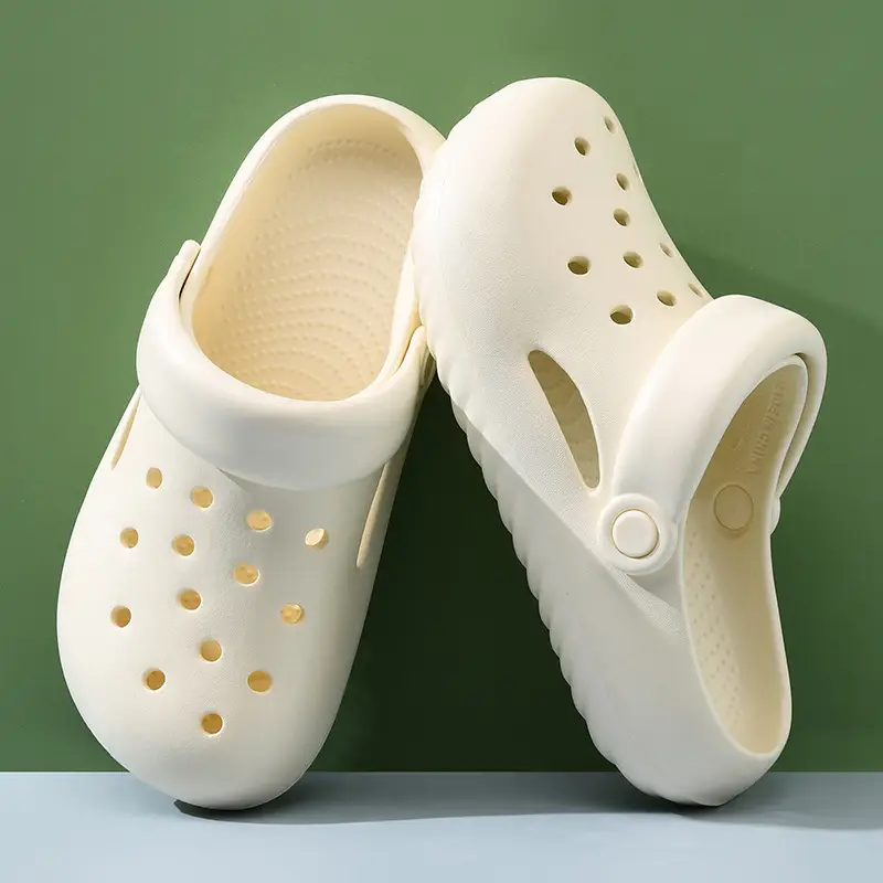 Wholesale Cave Shoes Women's Summer Outer Wear Beach Shoes Lightweight Half Heel Sandals Couple's Baotou Drifting Sandals