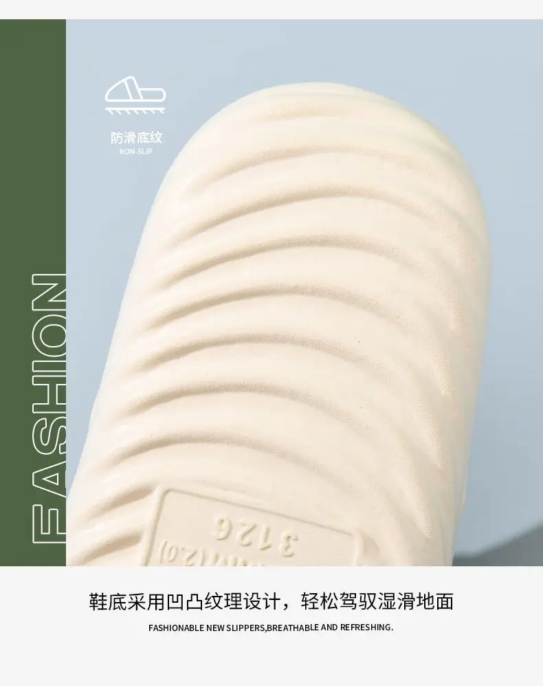 Wholesale Cave Shoes Women's Summer Outer Wear Beach Shoes Lightweight Half Heel Sandals Couple's Baotou Drifting Sandals — feature 7