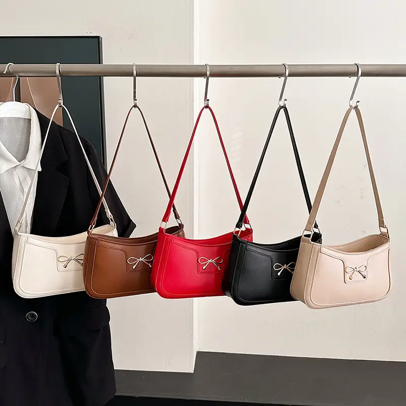 Red Bow Shoulder Bag for Women 2024 - Image 9