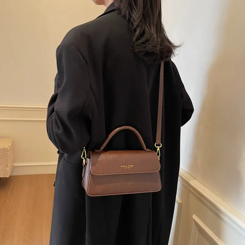 Retro Brown Square Shoulder Bag for Women 2025 - Image 5