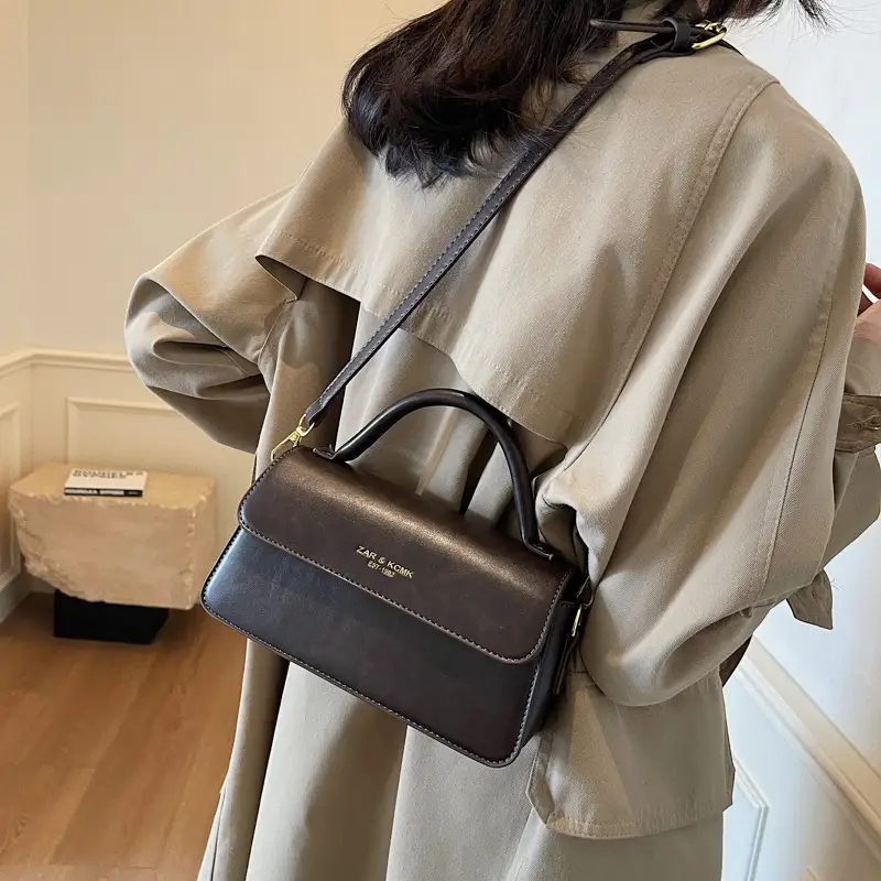 Retro Brown Square Shoulder Bag for Women 2025 - Image 6