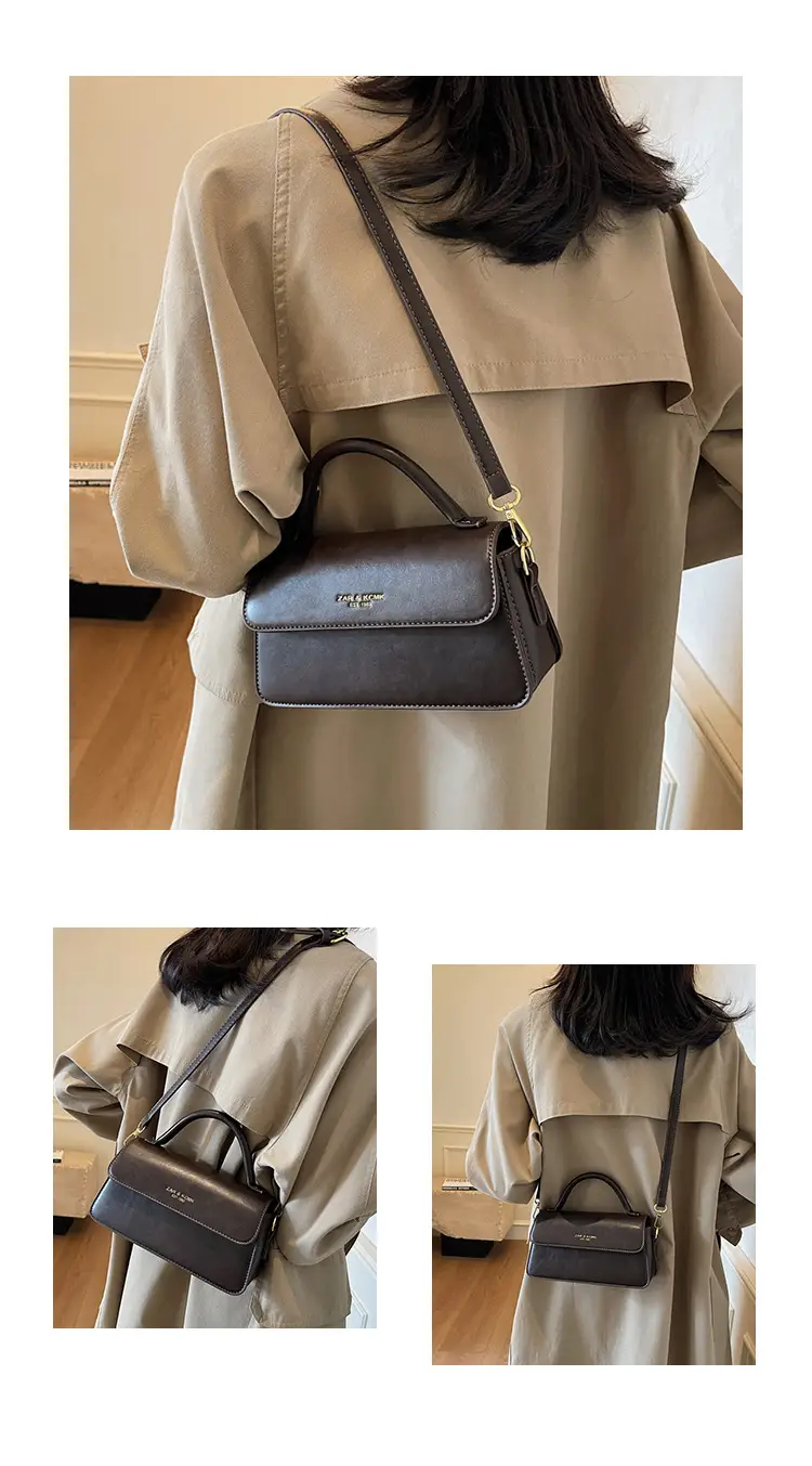 Retro Brown Square Shoulder Bag for Women 2025 — feature 13