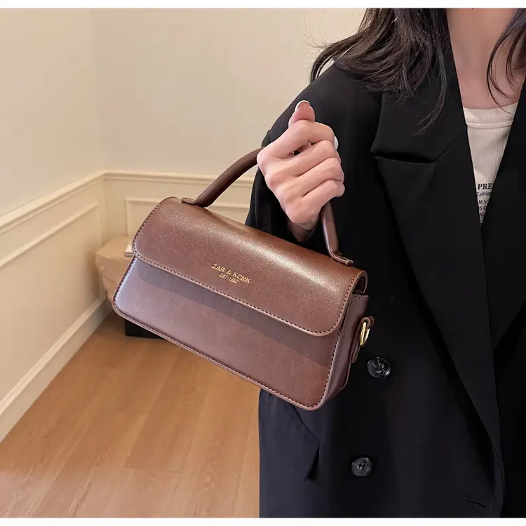 Retro Brown Square Shoulder Bag for Women 2025 — feature 35