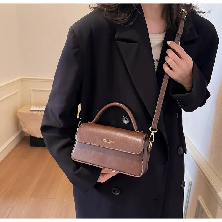 Retro Brown Square Shoulder Bag for Women 2025 — feature 36