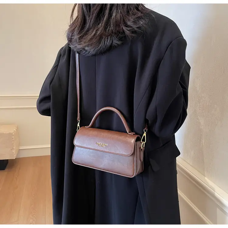 Retro Brown Square Shoulder Bag for Women 2025 — feature 44