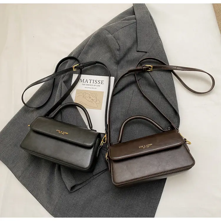 Retro Brown Square Shoulder Bag for Women 2025 — feature 49