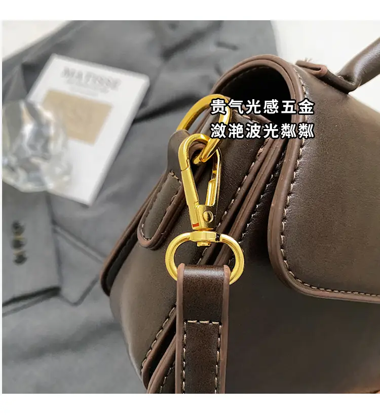 Retro Brown Square Shoulder Bag for Women 2025 — feature 5