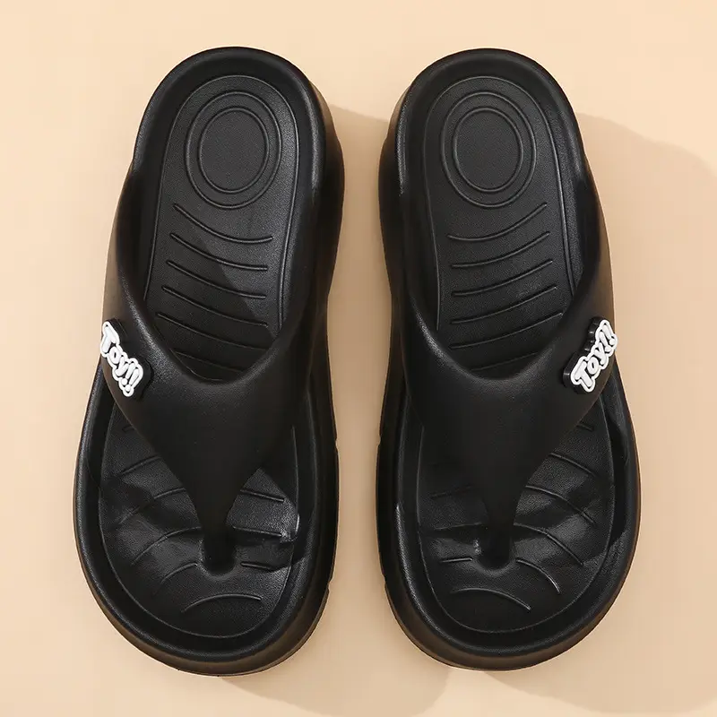 Flip-flops Women's Summer Height-increasing Non-stinky Feet Sandals Wear-resistant All-match Dung-feeling Home Non-slip Soft Slippers - Image 8