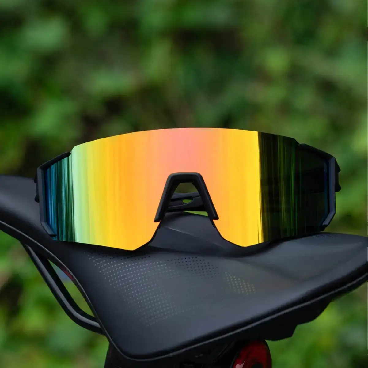 Cross-Border Cycling Sunglasses Anti-UV Polarized Black Frame - Image 6