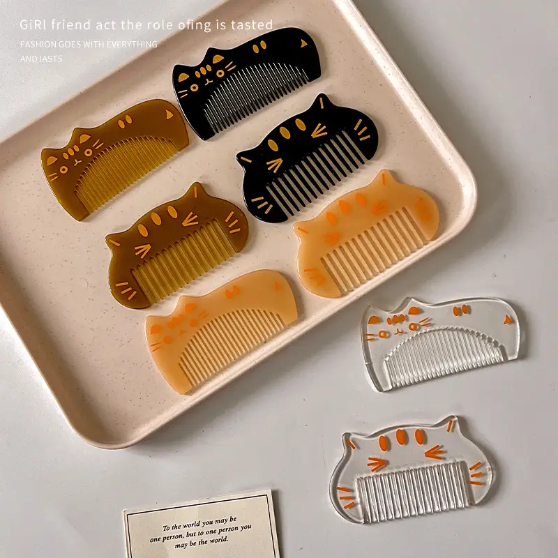 Cute Kitten Hair Comb Women's Anti-Hair Loss 2024 — feature 1