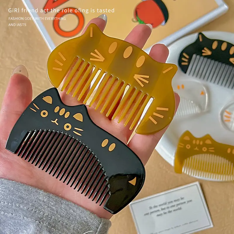 Cute Kitten Hair Comb Women's Anti-Hair Loss 2024 — feature 2