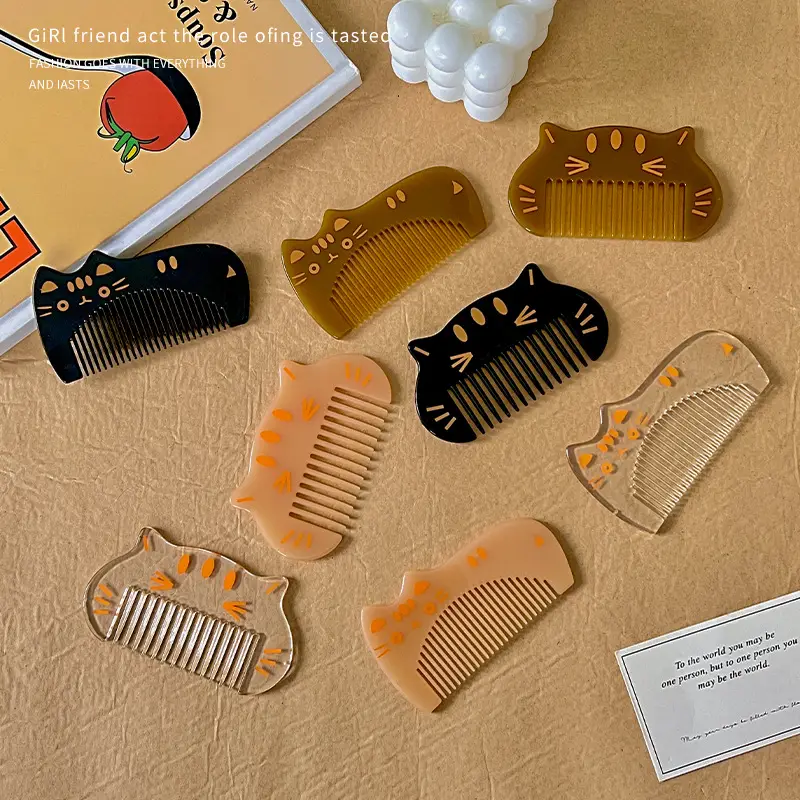 Cute Kitten Hair Comb Women's Anti-Hair Loss 2024 — feature 4