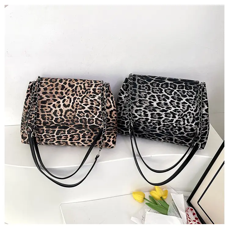 Leopard Print Chain Shoulder Bag Winter New Style — feature 20