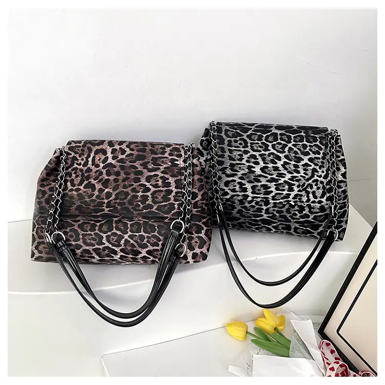 Leopard Print Chain Shoulder Bag Winter New Style — feature 21